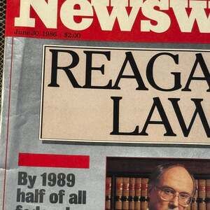 Newsweek Magazine June 30 1986 Archbishop Tutu South Africa Reagan Court Changes